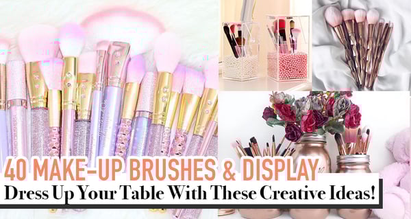 The Perfect Display of Pearls,  40 Eye-Catching Makeup Brushes!