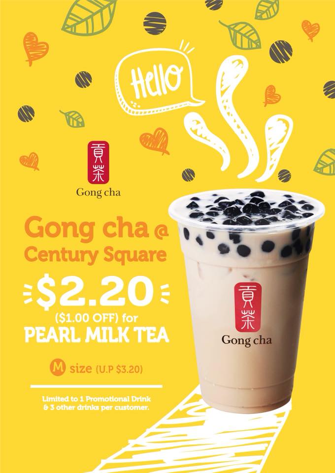Gongcha Is Finally Back For Us, Easties! Opens 6 June Century Square