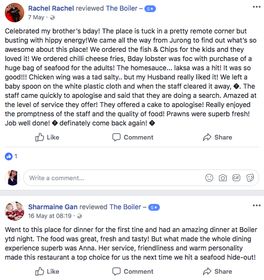 Facebook // The Boiler Sg