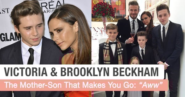 Victoria & Brooklyn Beckham Are #MotherSon Goal