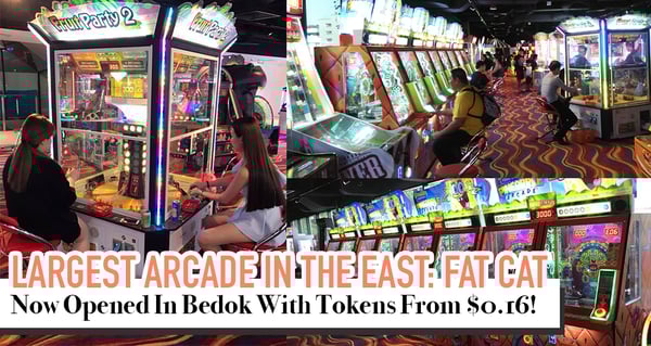 Largest Arcade In The East: Fat Cat Amusement Centre. OPEN NOW!