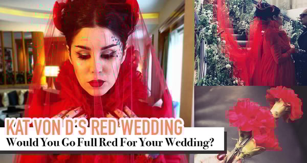 Kat Von D's Wedding Is A Red Affair And We Love What It Signifies!