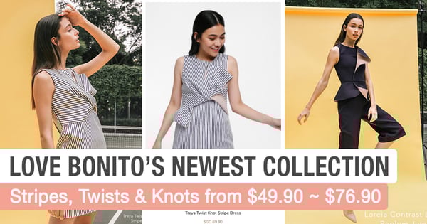 Love Bonito's Sunshine Backdrop Highlights 'The Playful Twist' In Newest Monochrome Collection