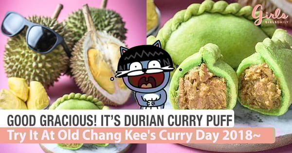 OMG! Durian Curry Puffs @Old Chang Kee's Curry Day 2018