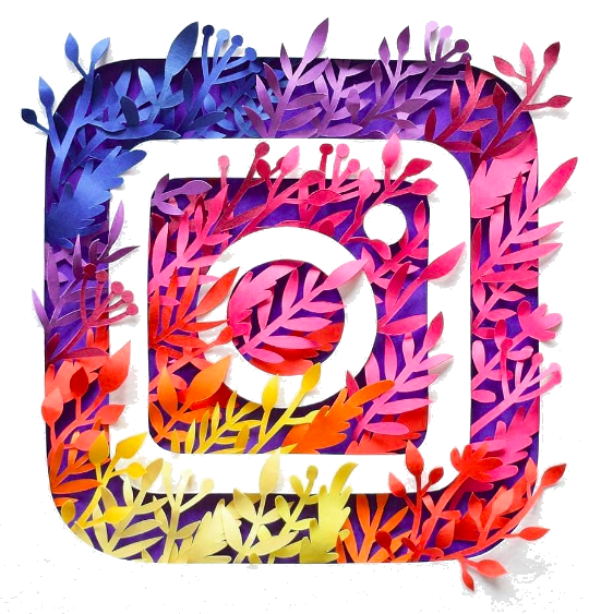instagram-logo-creative-plants-png-transparent-background