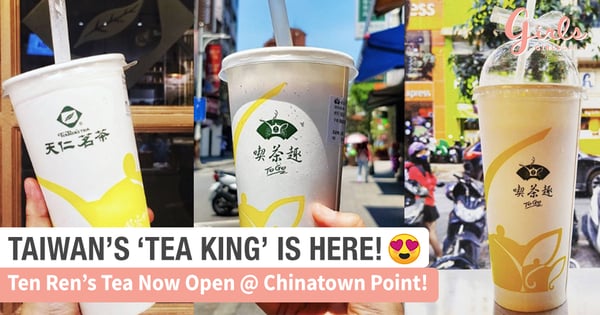 Taiwan's Ten Ren's Tea Aka “Tea King” Now Open @ Chinatown Point