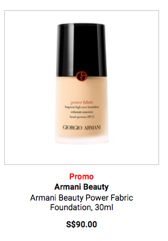 Tangs/ Armani Beauty