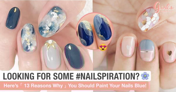 Here's 13 Damn Chio Blue Nail Designs For Girls Who Love The Colour Of The Ocean!