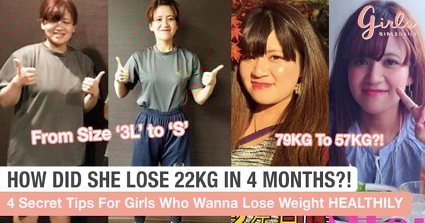 This Japanese Girl Lost 22KG In 4 Months In A Super Healthy Way And We Are So Inspired!