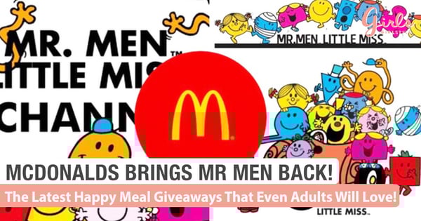 McDonalds' Latest Mr Men Happy Meal Toys...Aren't Toys But They Are Still Cute!