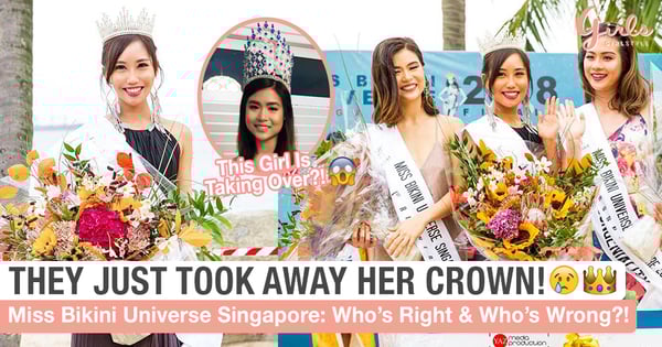 Winner Of Miss Bikini Universe Singapore Gets Decrowned And Stripped Of Title