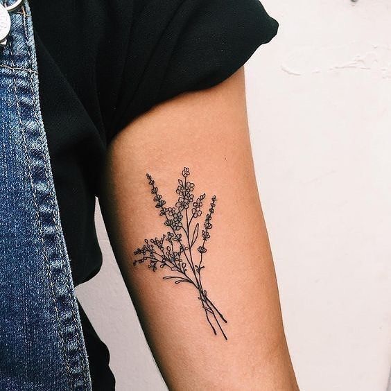 18 Simple Tattoo Ideas For Girls Who Live And Breathe Flowers Girlstyle Singapore