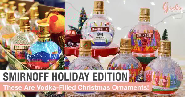 Smirnoff's Vodka-Filled Christmas Ornament, 40% Alcohol Strong!