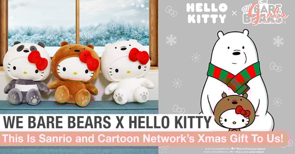 Omg, This We Bare Bears X Hello Kitty Crossover Is One We Never Knew We Needed