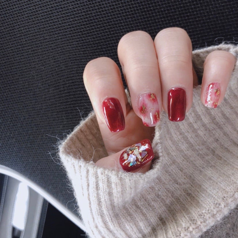 10 Red Nail Art Ideas To Inspire you This Chinese New Year