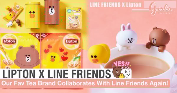 Lipton & Line Friends Shows Us How Drinking Tea Can Be Cute Too With Second Collab