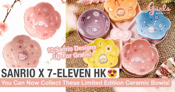 7-Eleven HK Just Launched The Cutest Sanrio Spring Floral Collection And We're In Love