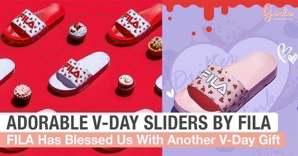 FILA Just Dropped The Cutest Sliders For Valentine's Day