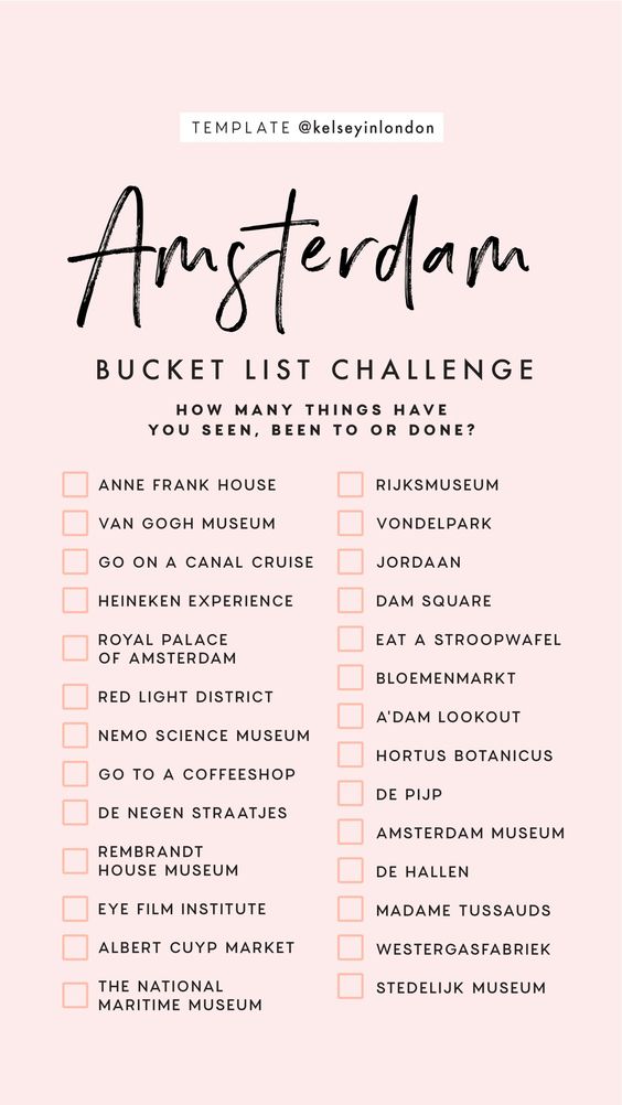 20 Bucket List Challenge For Girls Who Love Travelling!