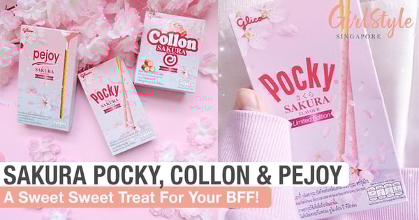 Glico Sweet Trio Available Now With A Twist Of Sakura Cherry Blossom
