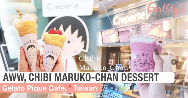 Celebrate Chibi Maruko-chan With Special Raspberry Crepes & Strawberry Milkshake For A Limited Time Only!