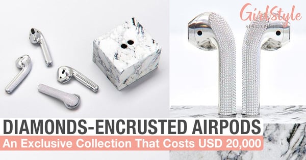 A Look At These Exclusive Diamonds-Encrusted AirPods That Cost USD 20,000!