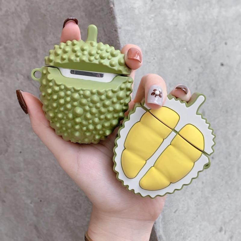 Durian-fruit-For-Airpods-2-Case-Silicone-Cover-For-Apple-Air-pods-Cute-Earphone-Case-3D_900x