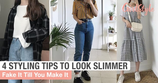 Here's 4 Tips On How To Style Your Clothes To Look Slimmer!