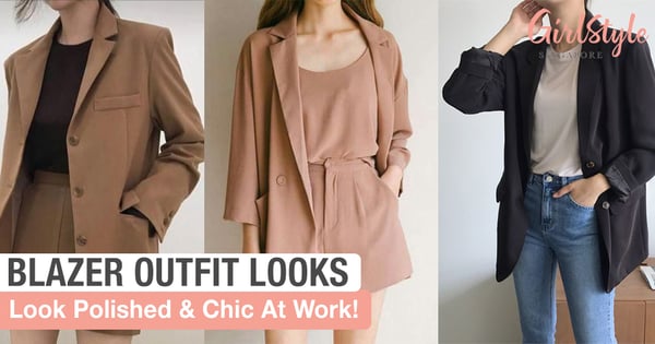 Look Polished & Chic At Work With These Blazer Outfit Looks