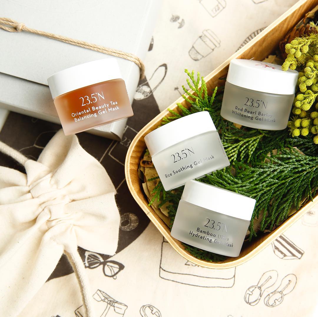 4 23.5°N soothing active gel masks