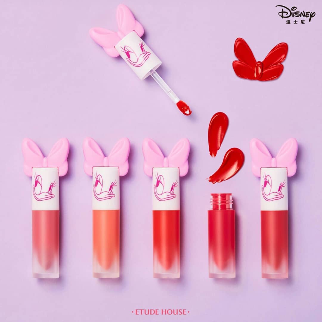 etude house liquid lipsticks in all 5 colours