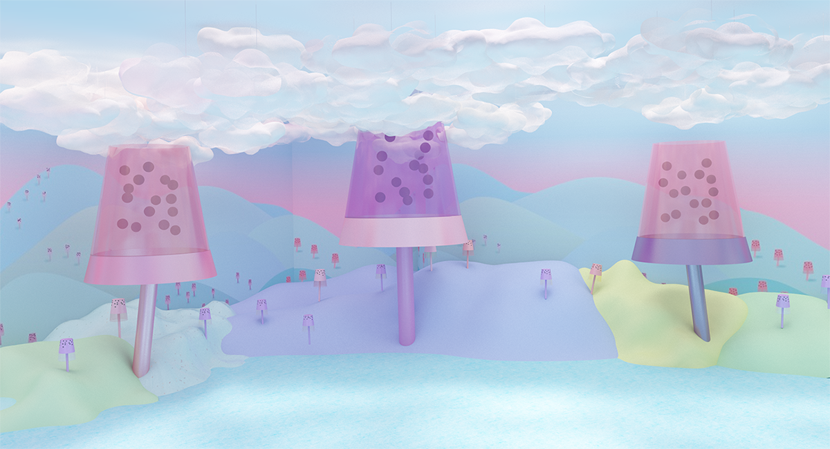 Artist Impression of Blue Coral Utapioca at The Bubble Tea Factory [Image credit to TBTF]