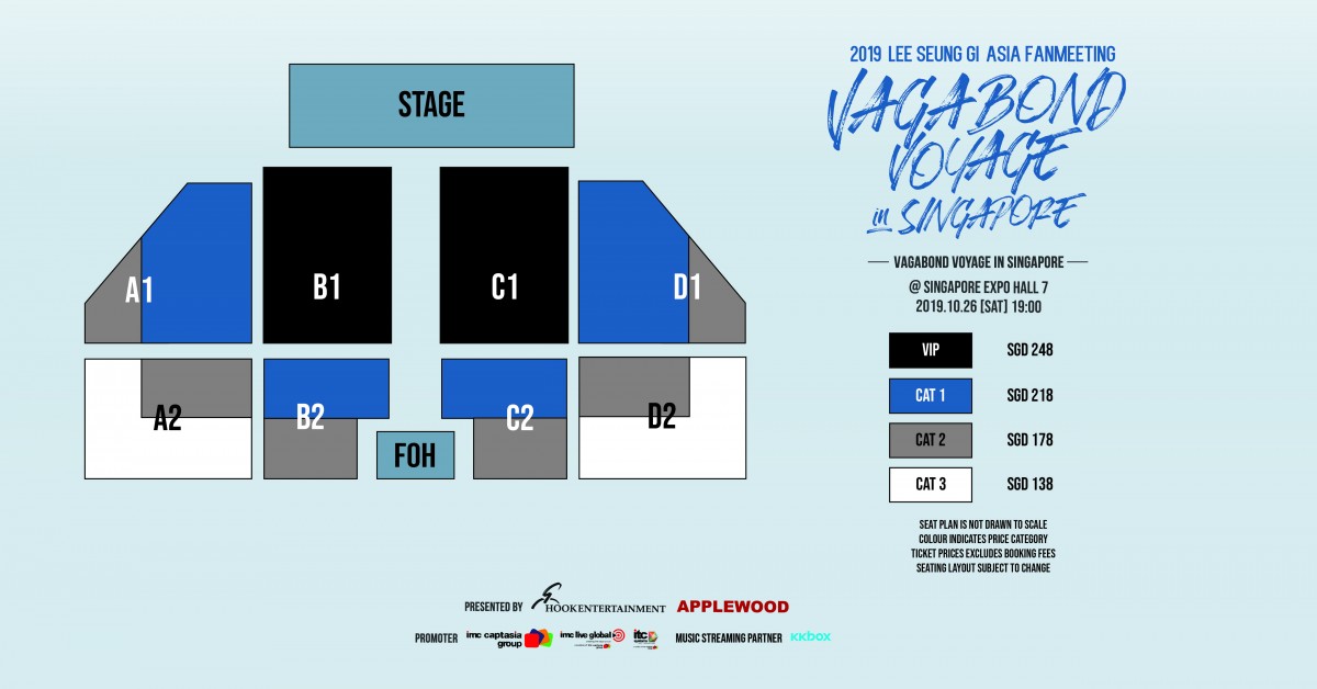 Lee Seung Gi seating plan
