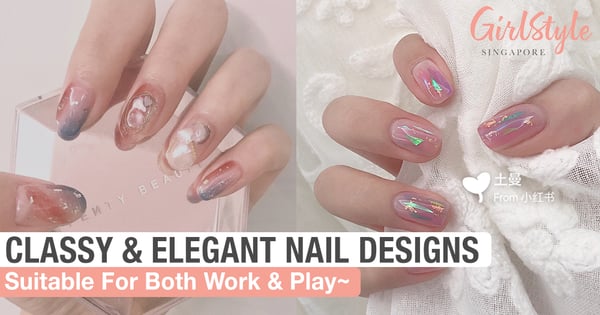 Classy & Elegant Nail Designs Suitable For Work & Play