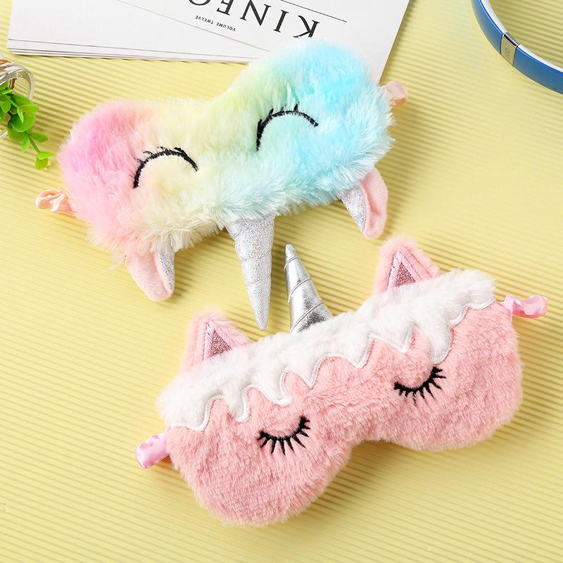 Cute Ice Cream Unicorn Soft Sleeping Eye Cover Mask