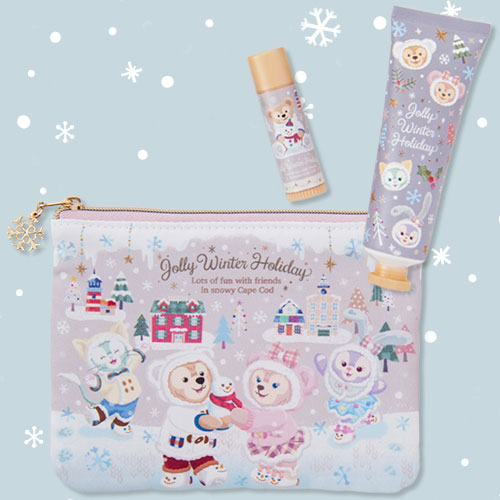 Gift set with hand cream and lip balm