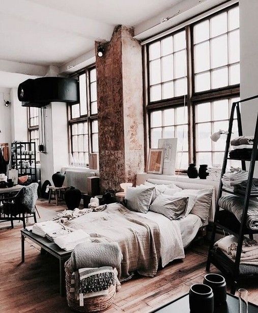 Industrial Style Bedroom