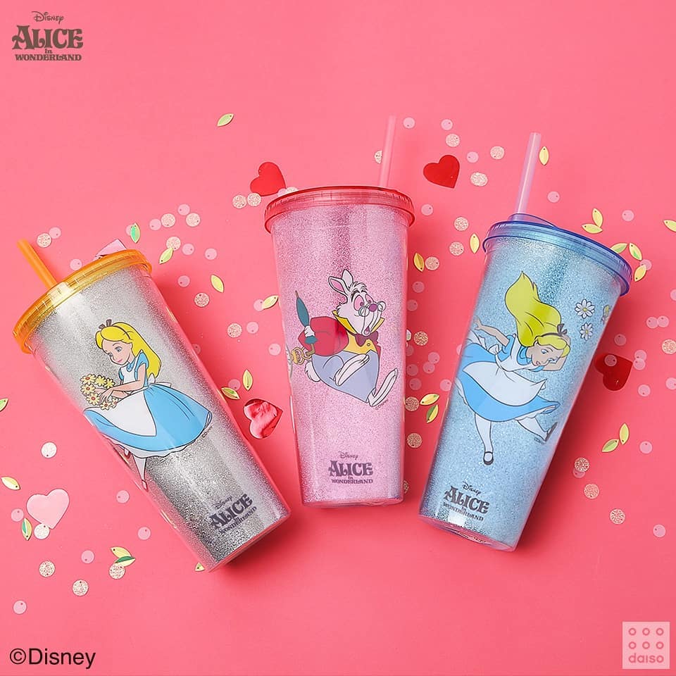 Tumblers in three different colours from Daiso Korea