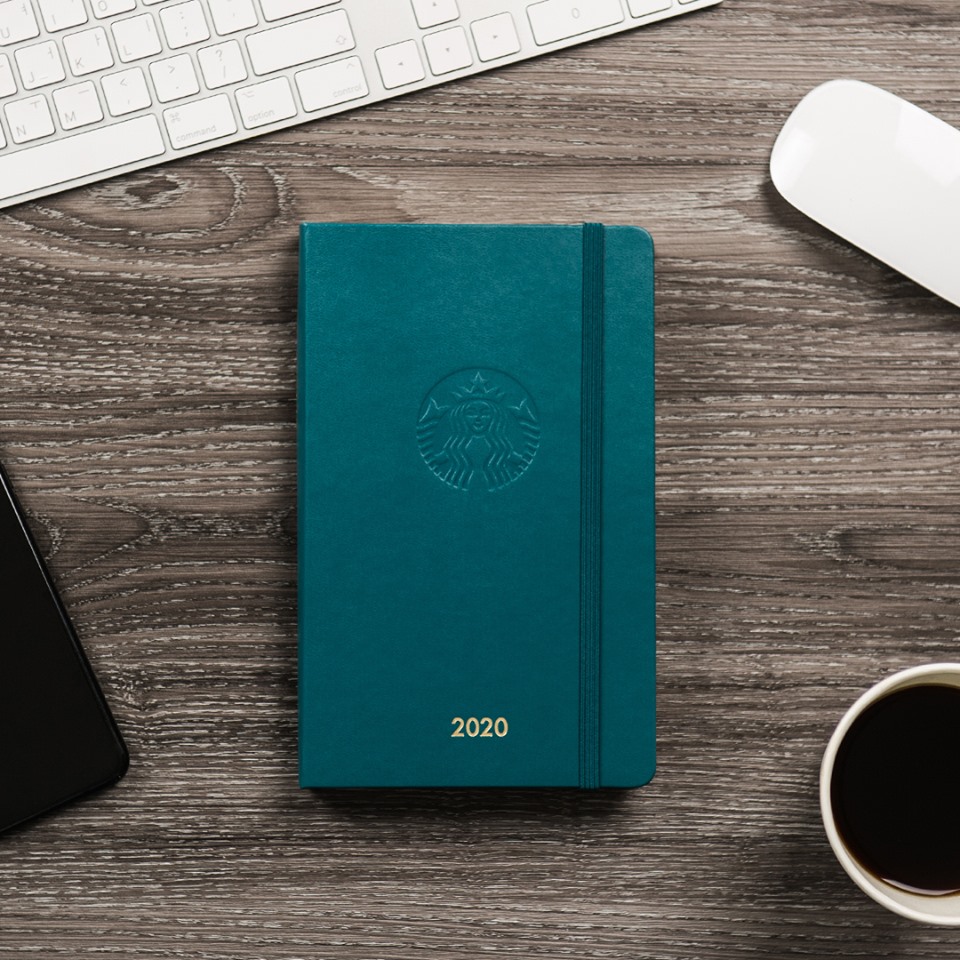 green 2020 starbucks planner