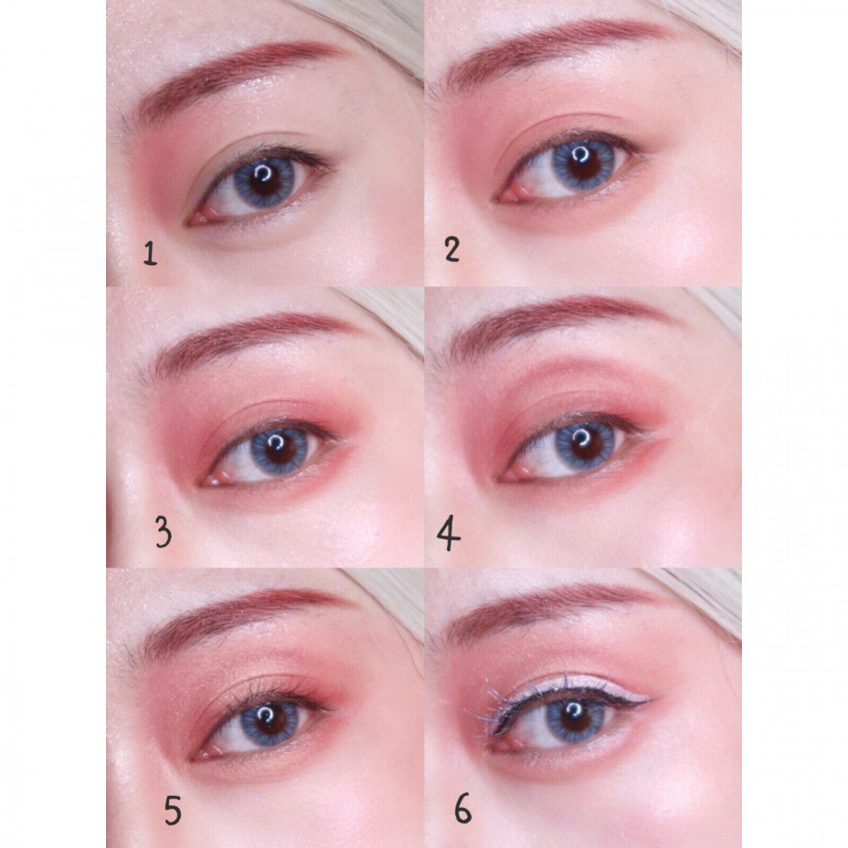 Step by step guide for elf eye makeup look