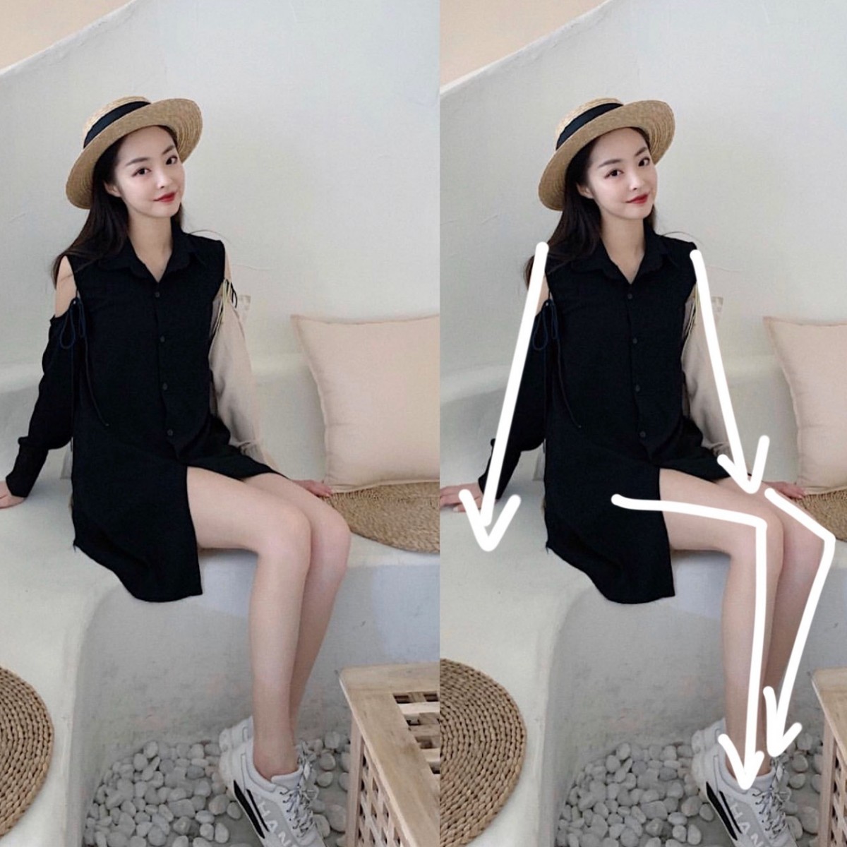 The side tip toed pose