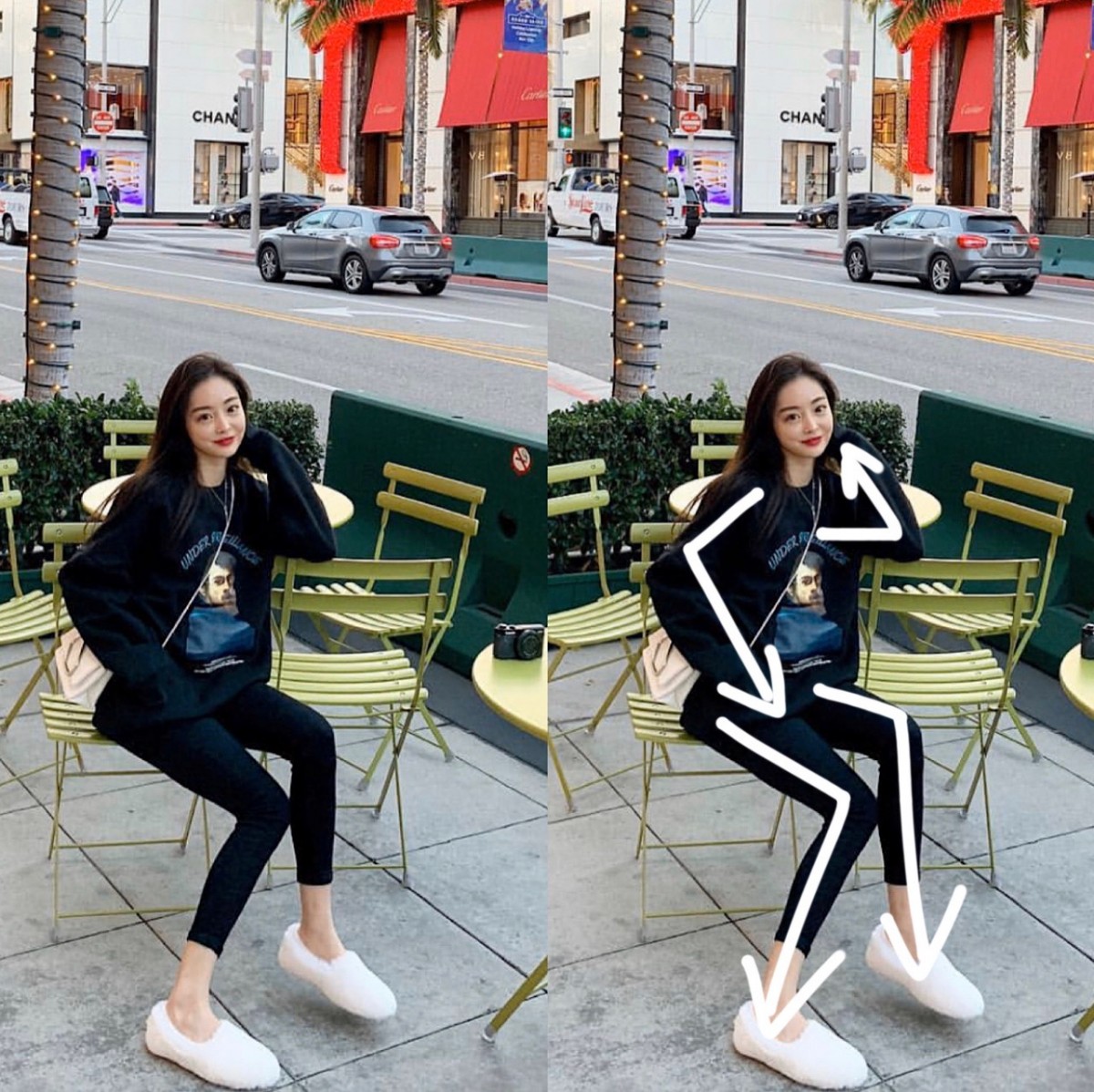 The right angle pose