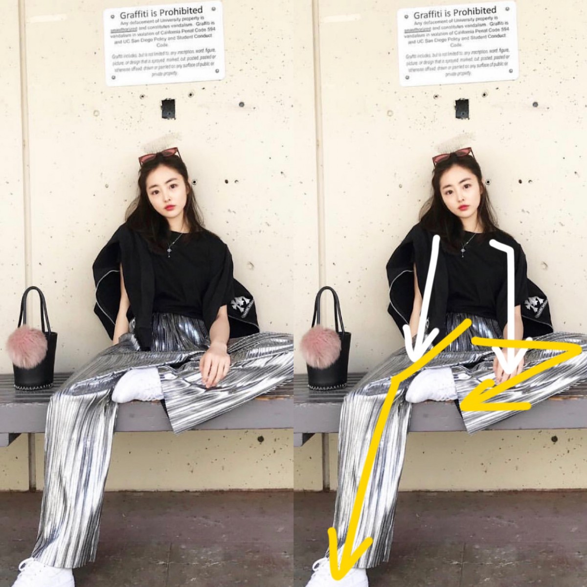 The folded leg pose