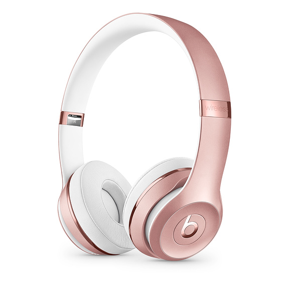 Beats Solo3 wireless headphones in rose gold