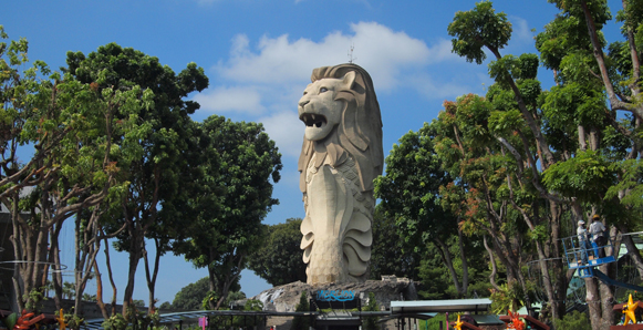 Merlion at Sentosa