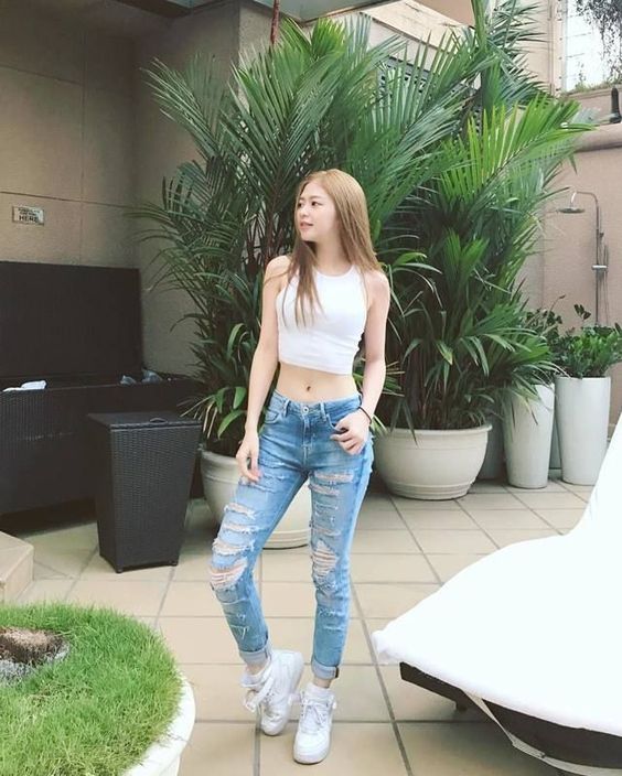 crop top and pair it with jeans or pants