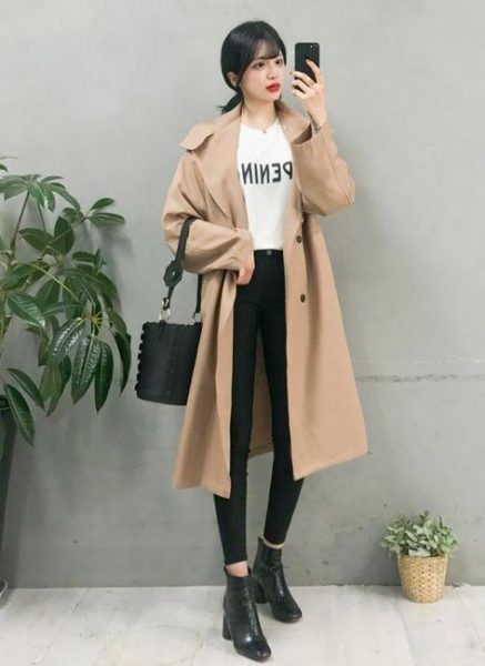 Long trench coat