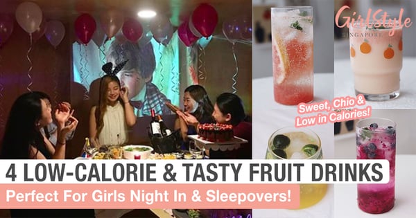 4 Pretty & Easy To Make Low-Calorie Drinks For Your Girls Night In