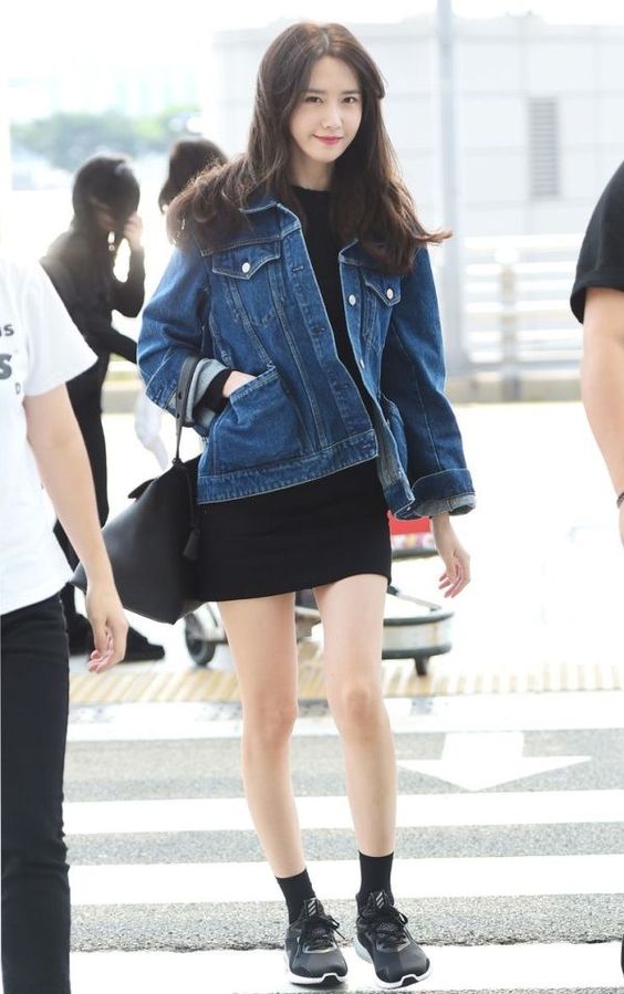 SNSD Yoona in denim jacket
