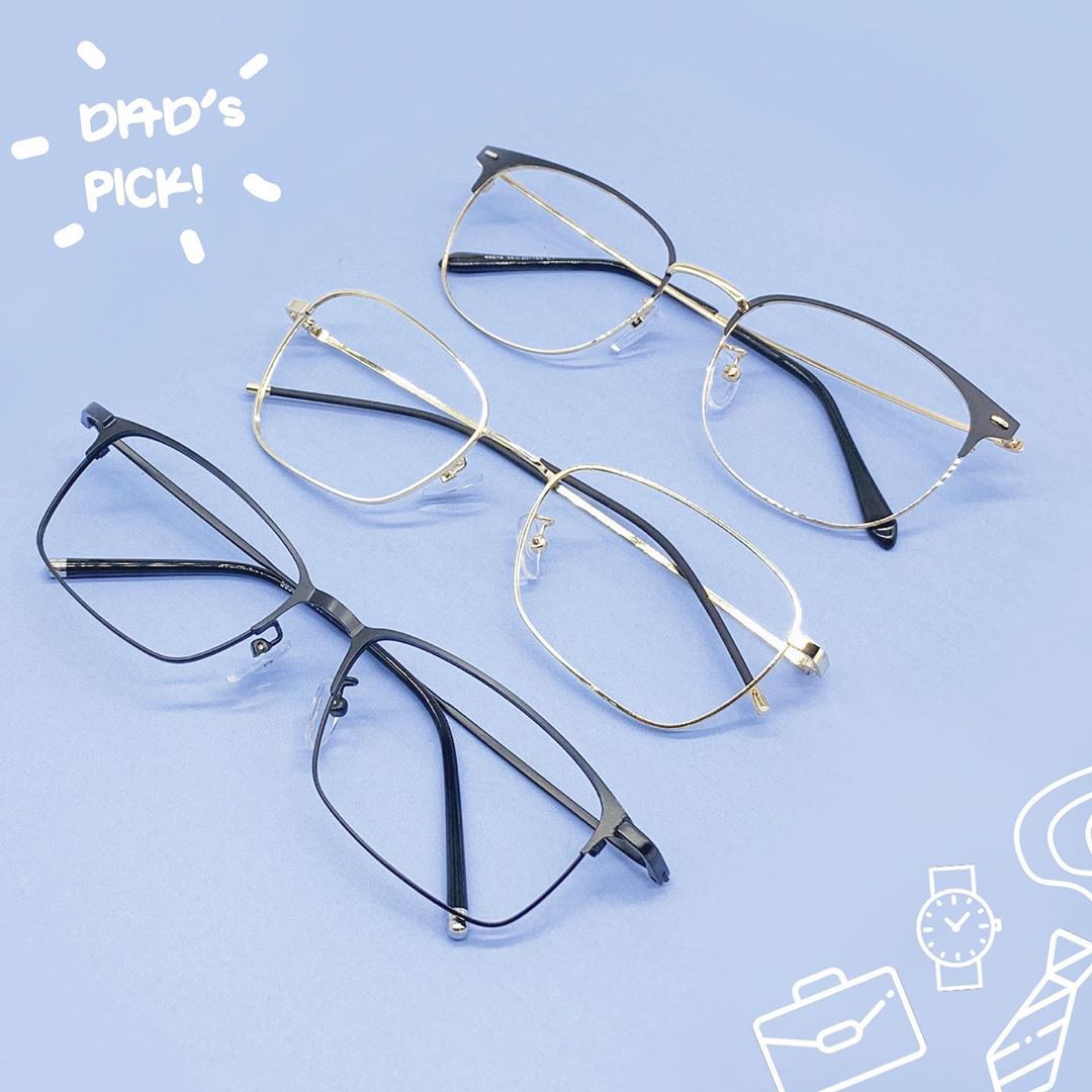 Foptics glasses in 3 colours